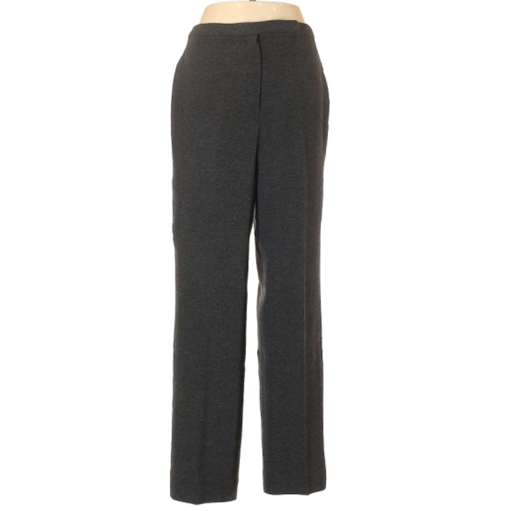 Larry Levine Dress Pants - Dark Charcoal Gray